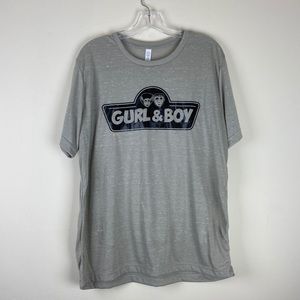Gurl & Boi Brand “Typo Boy” Vinyl Unisex Tee